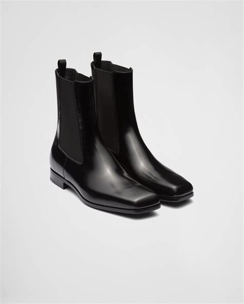 prada boots green leather cover|prada chelsea boots.